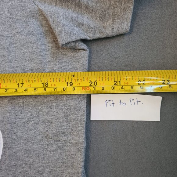 Abercrombie & Fitch A&F Graphic T-shirt Men Gray Casual Tee Size L Y2K Style - Picture 8 of 9